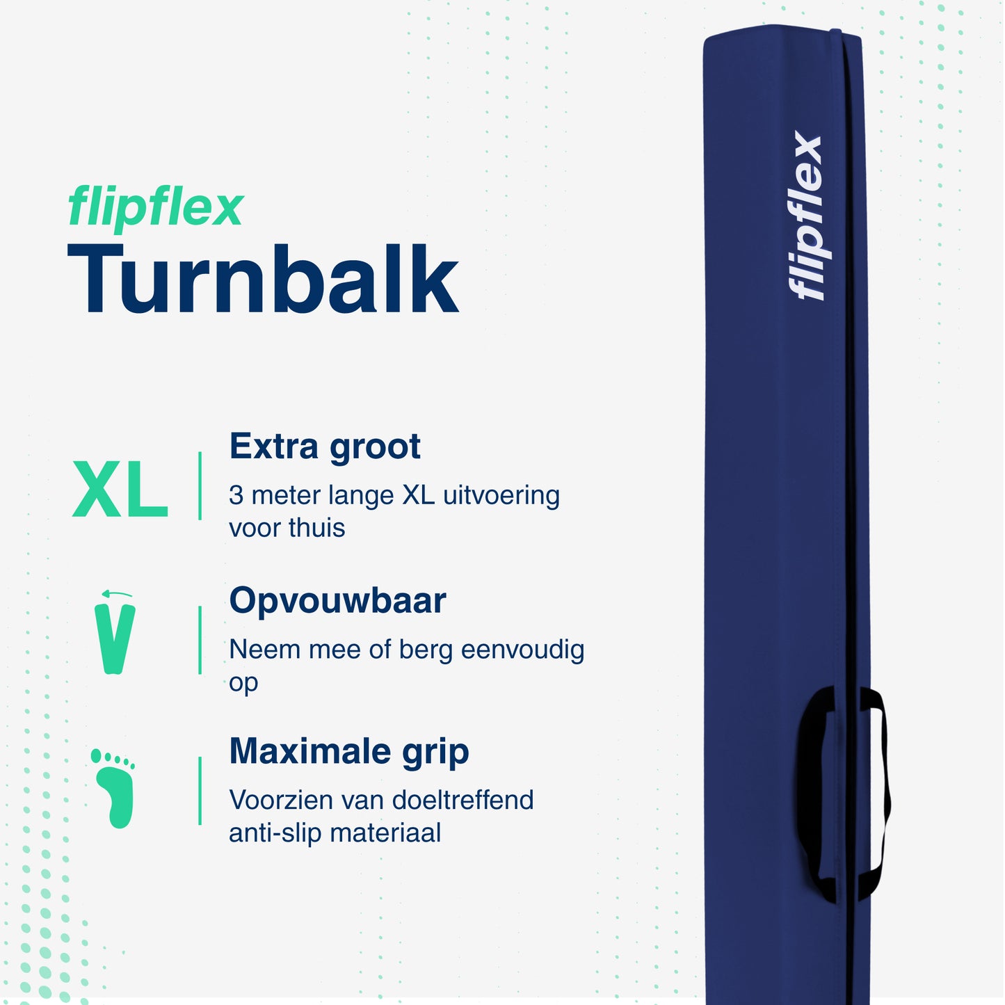 Turnbalk - 3 meter - Blauw