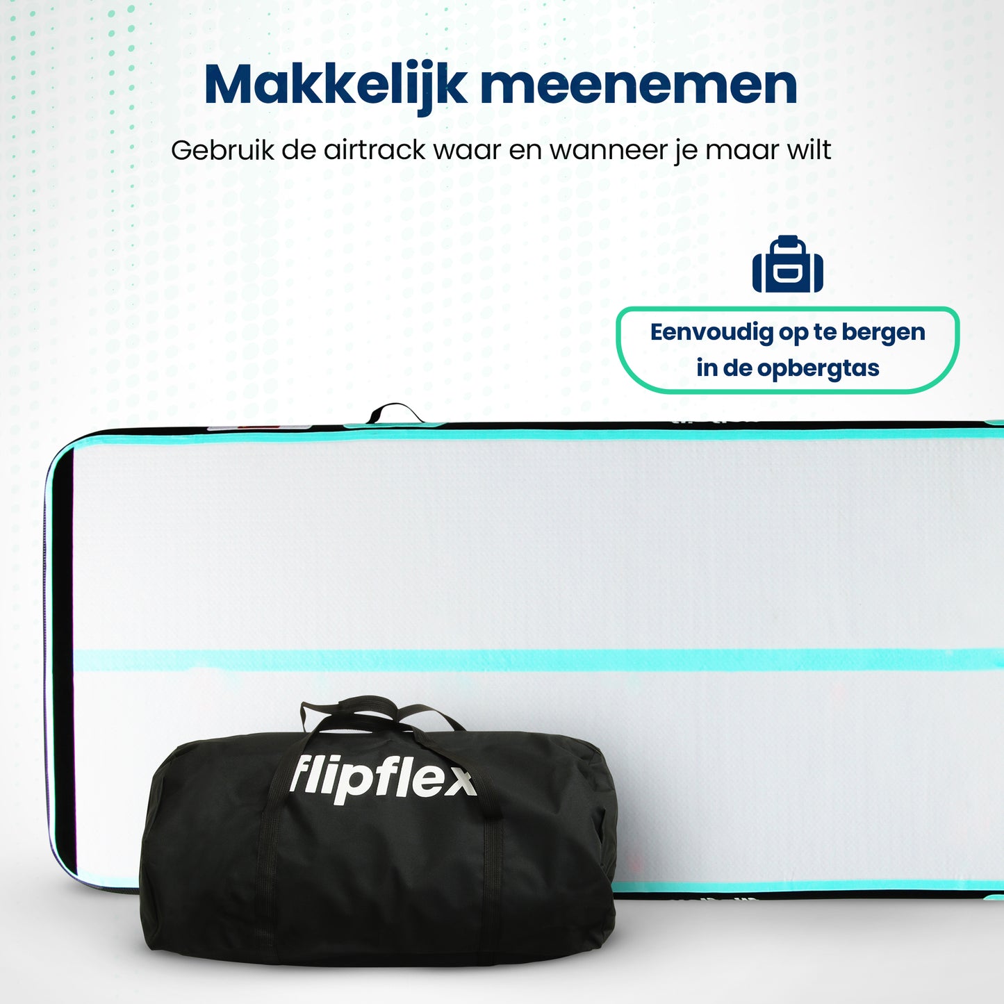 Airtrack 3 Meter - 10cm Dik - Aqua